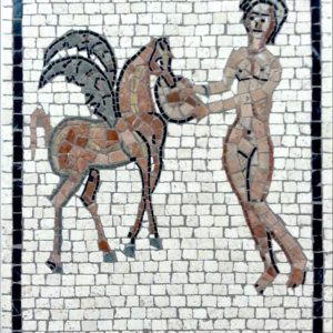 Mosaico Ninfa y Pegaso